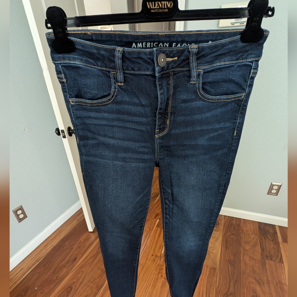 American Eagle Next Level Stretch Jegging Size 10 Regular Standard Fit ❤️